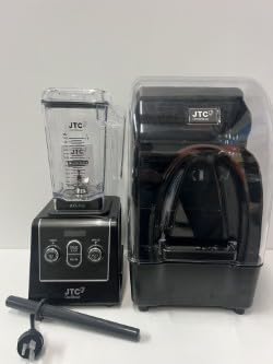 JTC OmniBlend VI 900 DQ Black 10 Speed Set Mode Pulse Mode includes OmniShield I sound shield, 3 HP Professional Commercial High Performance Blender with 7 Year Warranty
