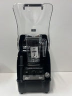 JTC OmniBlend Blend 767 AQ Black with OmniShield I Reduces noise by 80% 7 Year Warranty Commercial Smoothie maker 3 HP motor Performance with a 1.5 Litre D Jug & Tamper Rod (Black)