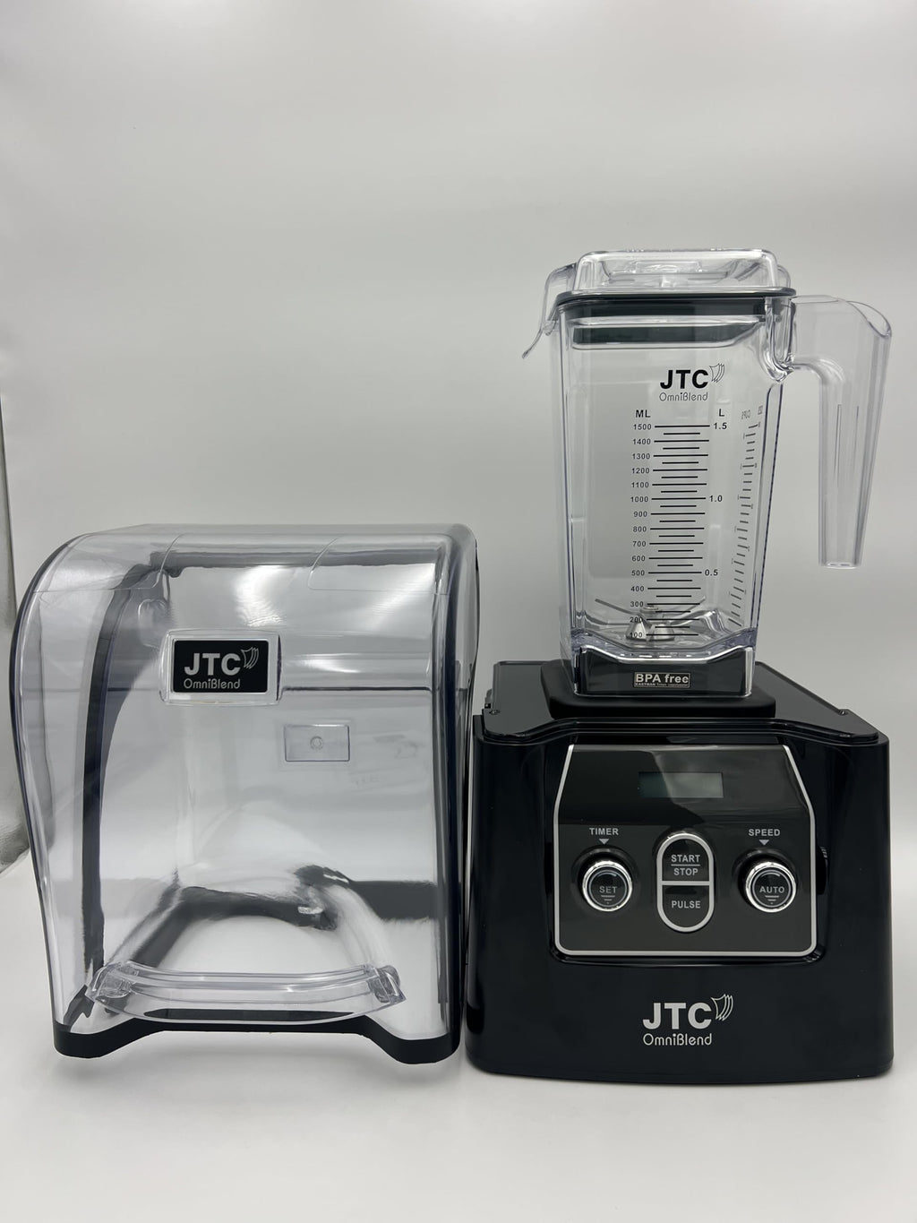 JTC OmniBlend VI 900 QD - 10 Speed, Set Mode, Pulse Mode, Powerful 3 HP Commercial High-Performance Blender. Blend Built in Sound Guard Technology, Removable for cleaning, 7 Year Warranty,
