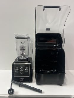 JTC OmniBlend VI 900 DQ Black 10 Speed Set Mode Pulse Mode includes OmniShield I sound shield, 3 HP Professional Commercial High Performance Blender with 7 Year Warranty