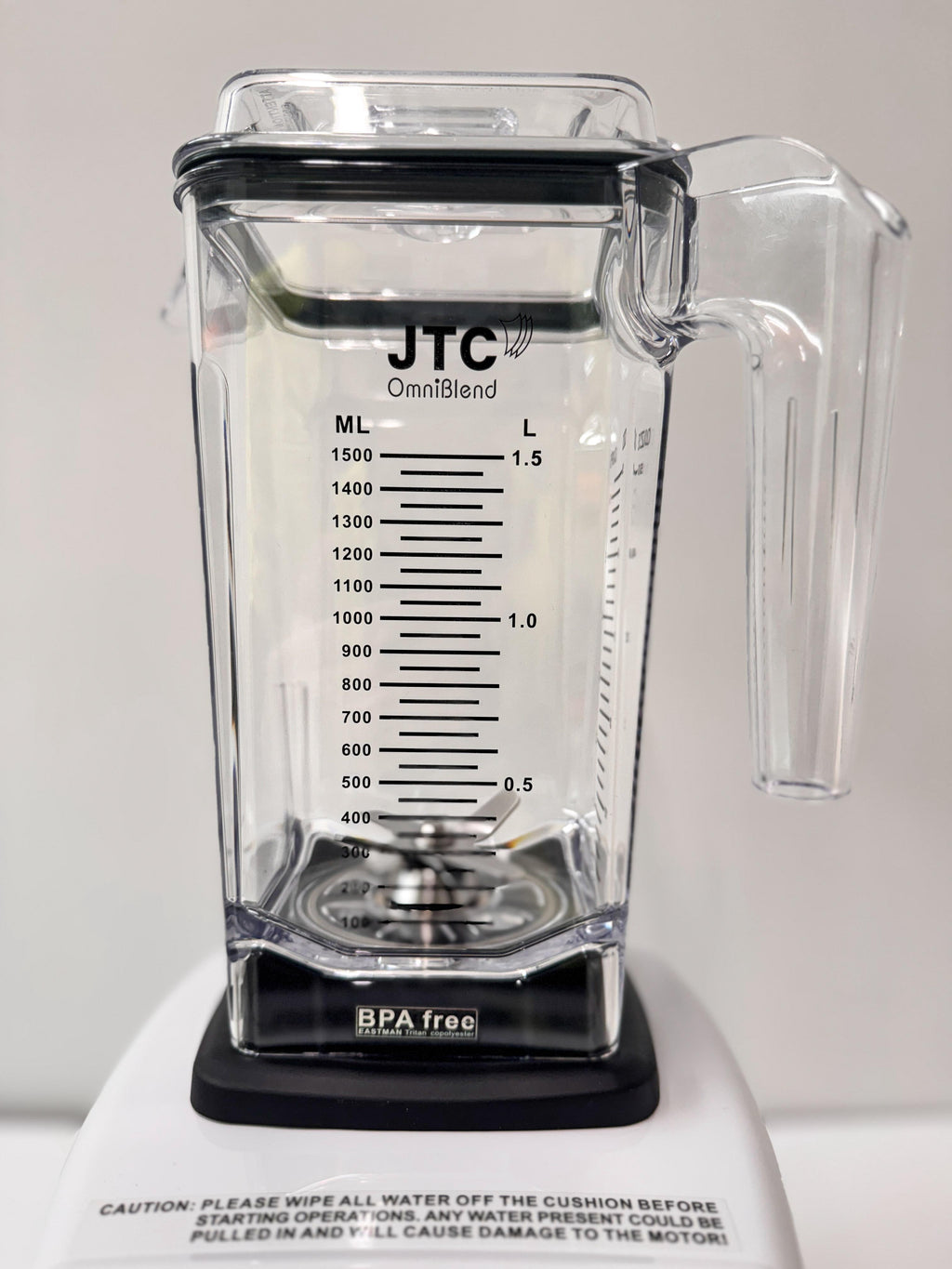 JTC OmniBlend V TM 800 Professional Blender, 1.5 Litre D Jug Set BPA-Free Container, Set Speed Settings with Set Timer