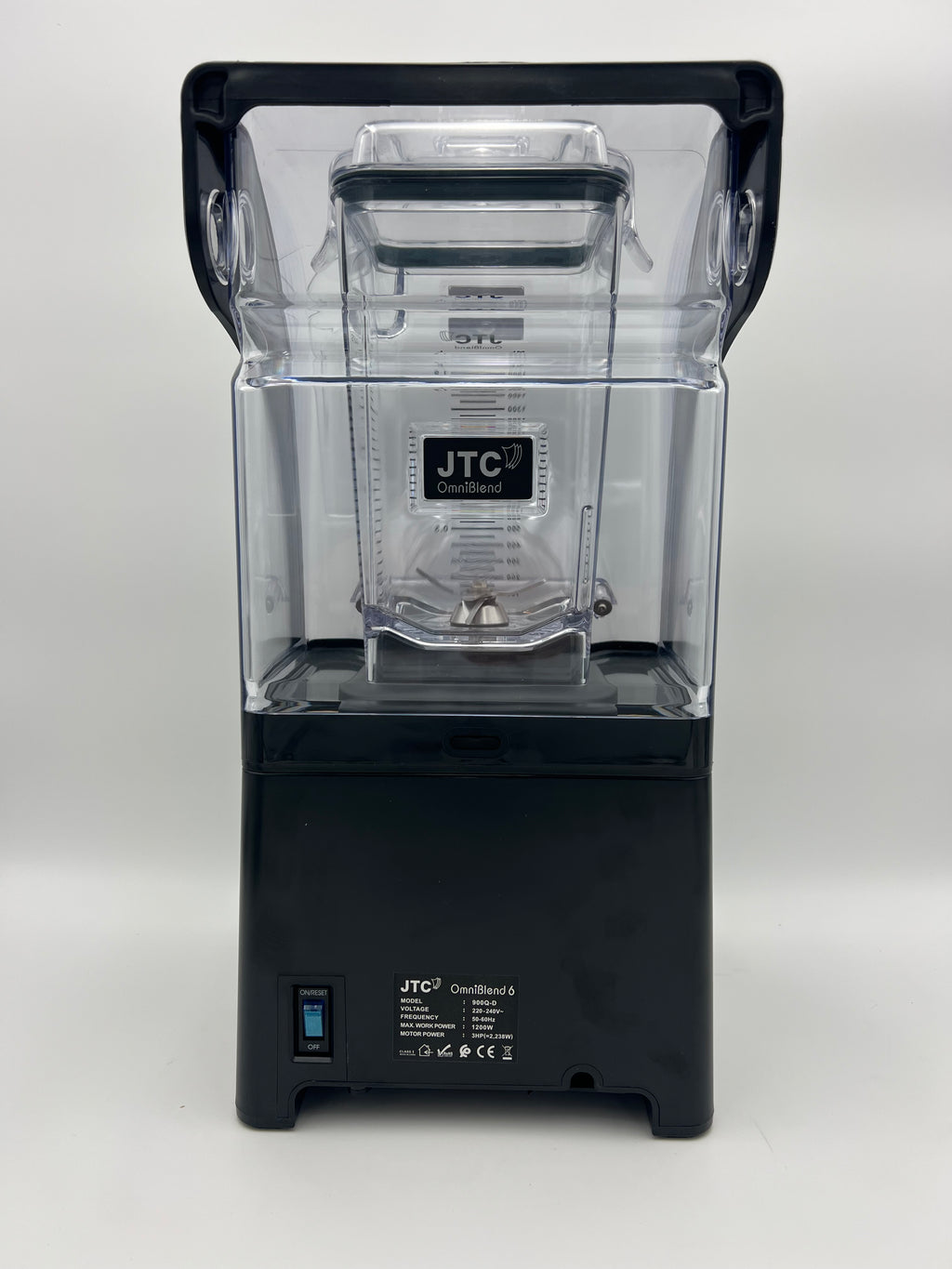 900QD NoiseGuardian Sound Shield Included 1.5 Litre D Jug with Tamper Rod 7 Year warranty 3 HP Heavy Duty Motor