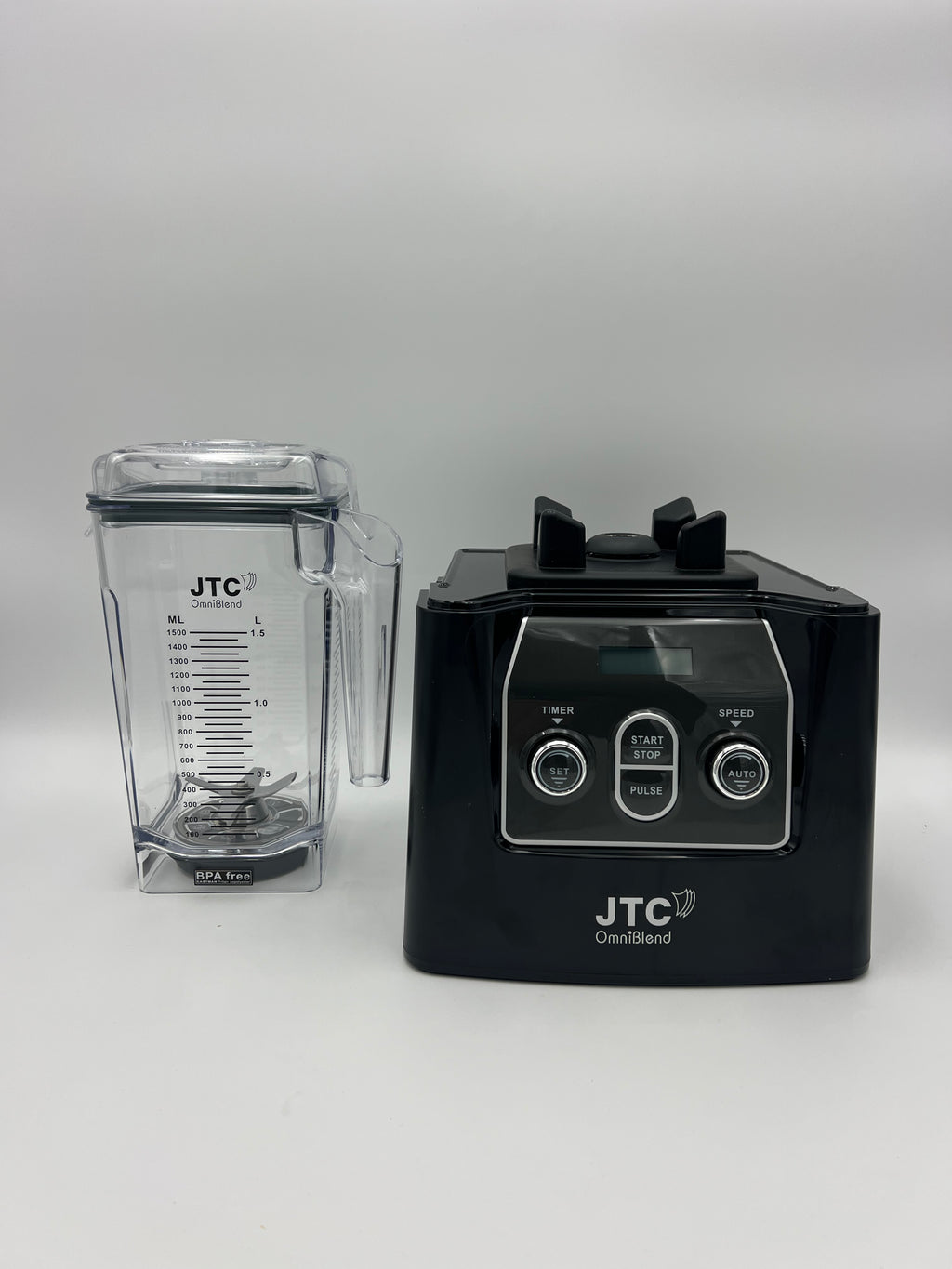 JTC OmniBlend VI 900 QD - 10 Speed, Set Mode, Pulse Mode, Powerful 3 HP Commercial High-Performance Blender. Blend Built in Sound Guard Technology, Removable for cleaning, 7 Year Warranty,