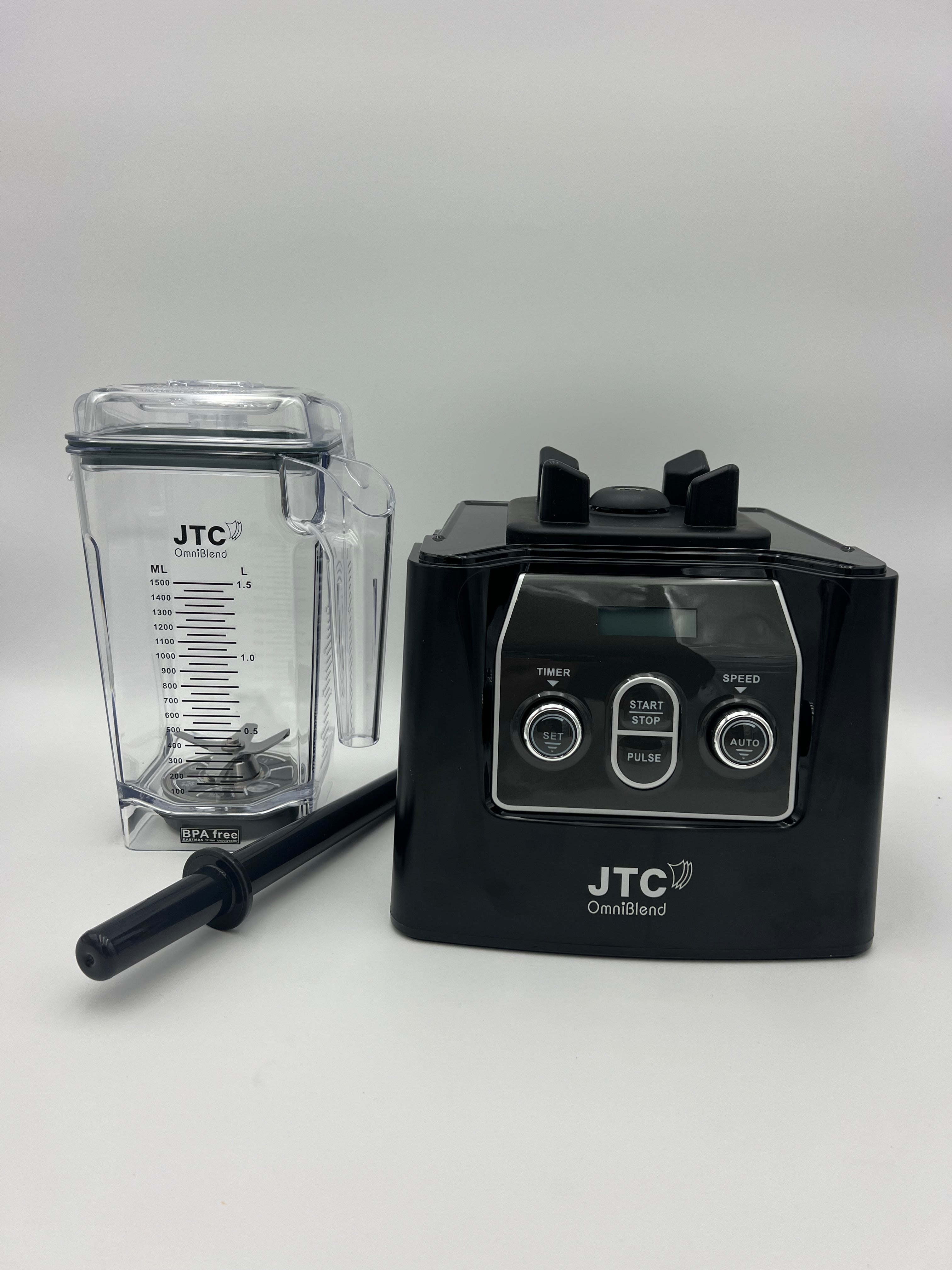 JTC OmniBlend VI 900 QD - 10 Speed, Set Mode, Pulse Mode, Powerful 3 HP Commercial High-Performance Blender. Blend Built in Sound Guard Technology, Removable for cleaning, 7 Year Warranty,