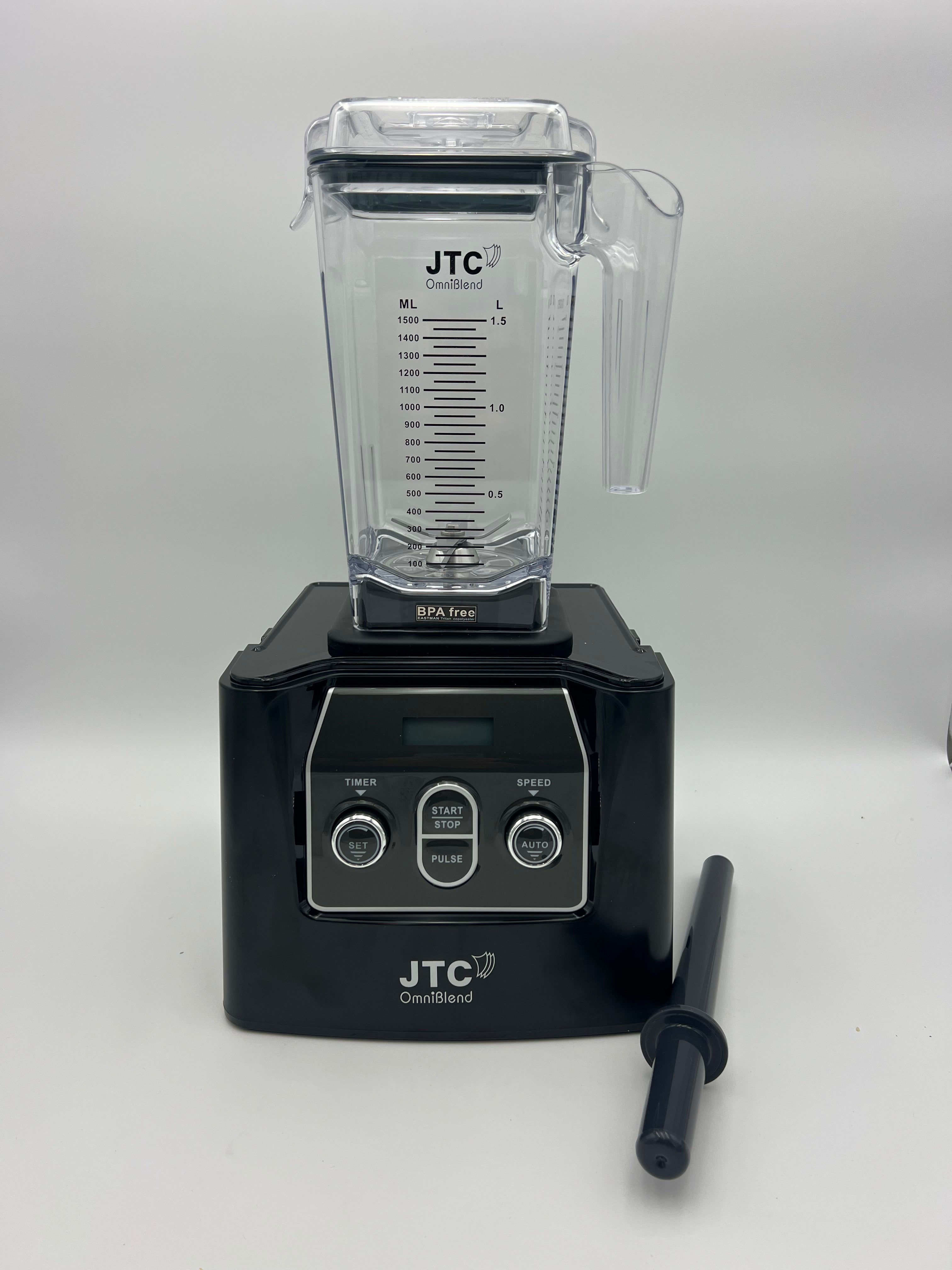 JTC OmniBlend VI 900 QD - 10 Speed, Set Mode, Pulse Mode, Powerful 3 HP Commercial High-Performance Blender. Blend Built in Sound Guard Technology, Removable for cleaning, 7 Year Warranty,