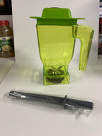 JTC OmniBlend Green B Jug Narrow Base 1.5 Litre with Tamper Rod For Spice Grinding