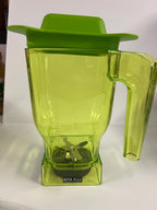JTC OmniBlend Green B Jug Narrow Base 1.5 Litre with Tamper Rod For Spice Grinding