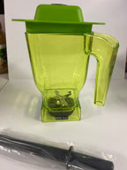 JTC OmniBlend Green B Jug Narrow Base 1.5 Litre with Tamper Rod For Spice Grinding