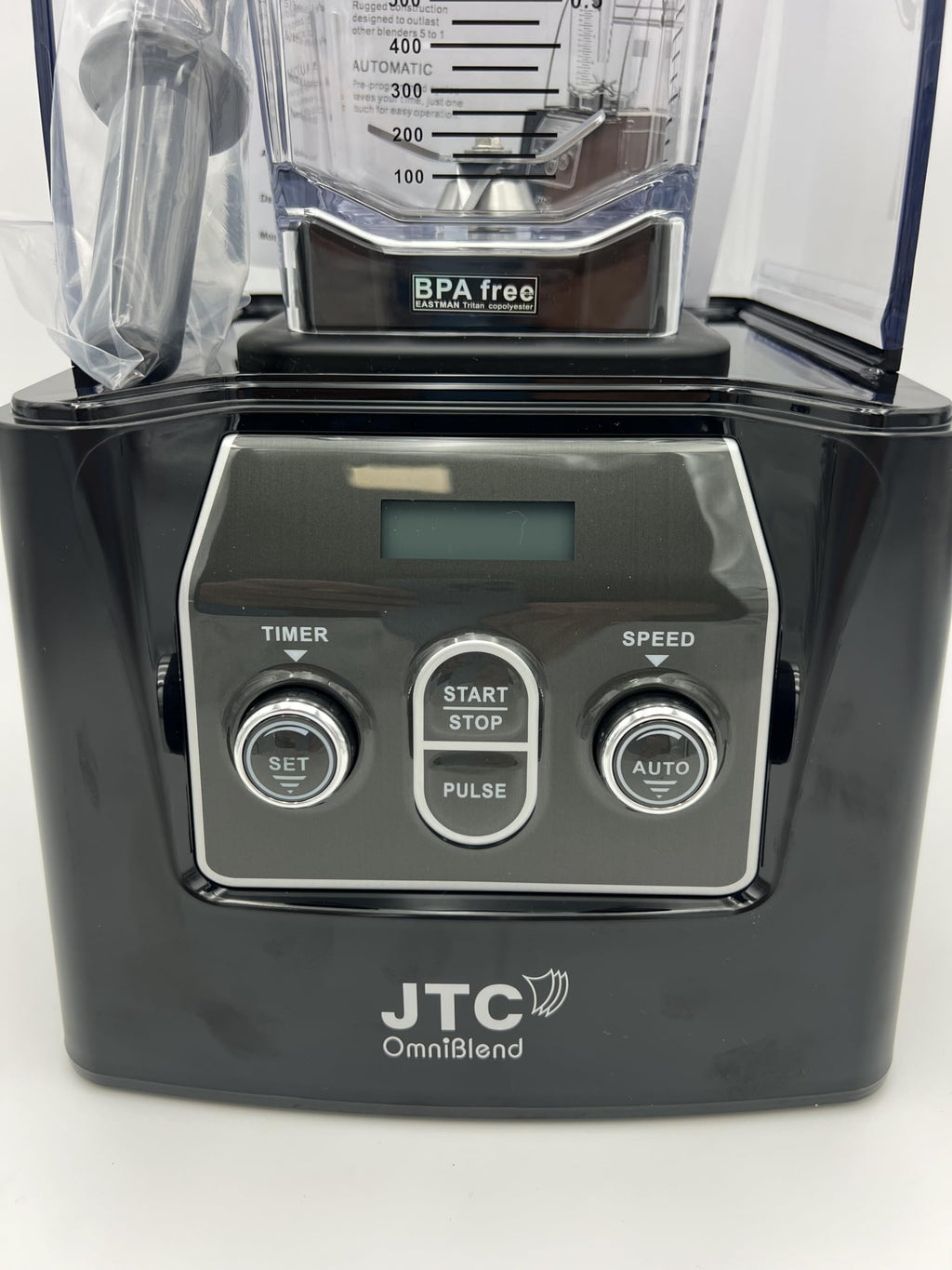 JTC OmniBlend VI 900 QD - 10 Speed, Set Mode, Pulse Mode, Powerful 3 HP Commercial High-Performance Blender. Blend Built in Sound Guard Technology, Removable for cleaning, 7 Year Warranty,